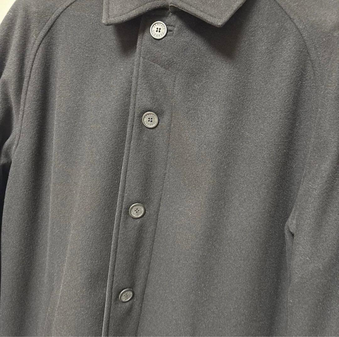 VERSACE CLASSIC ブラック ステンカラーコート　リバーシブル