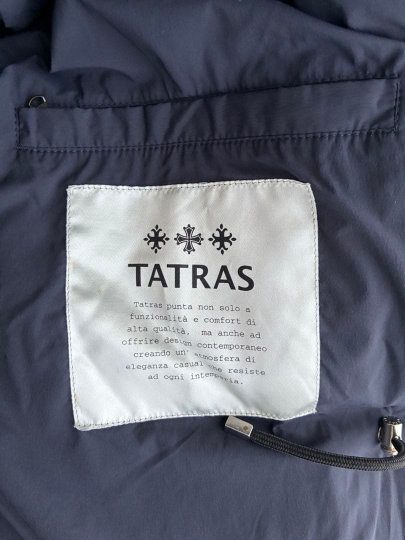 カシミア混ウールダウン ファーフード付◆TATRAS◆タトラスBIONDI 03