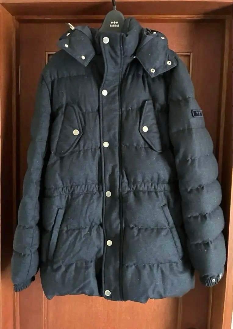 カシミア混ウールダウン ファーフード付◆TATRAS◆タトラスBIONDI 03