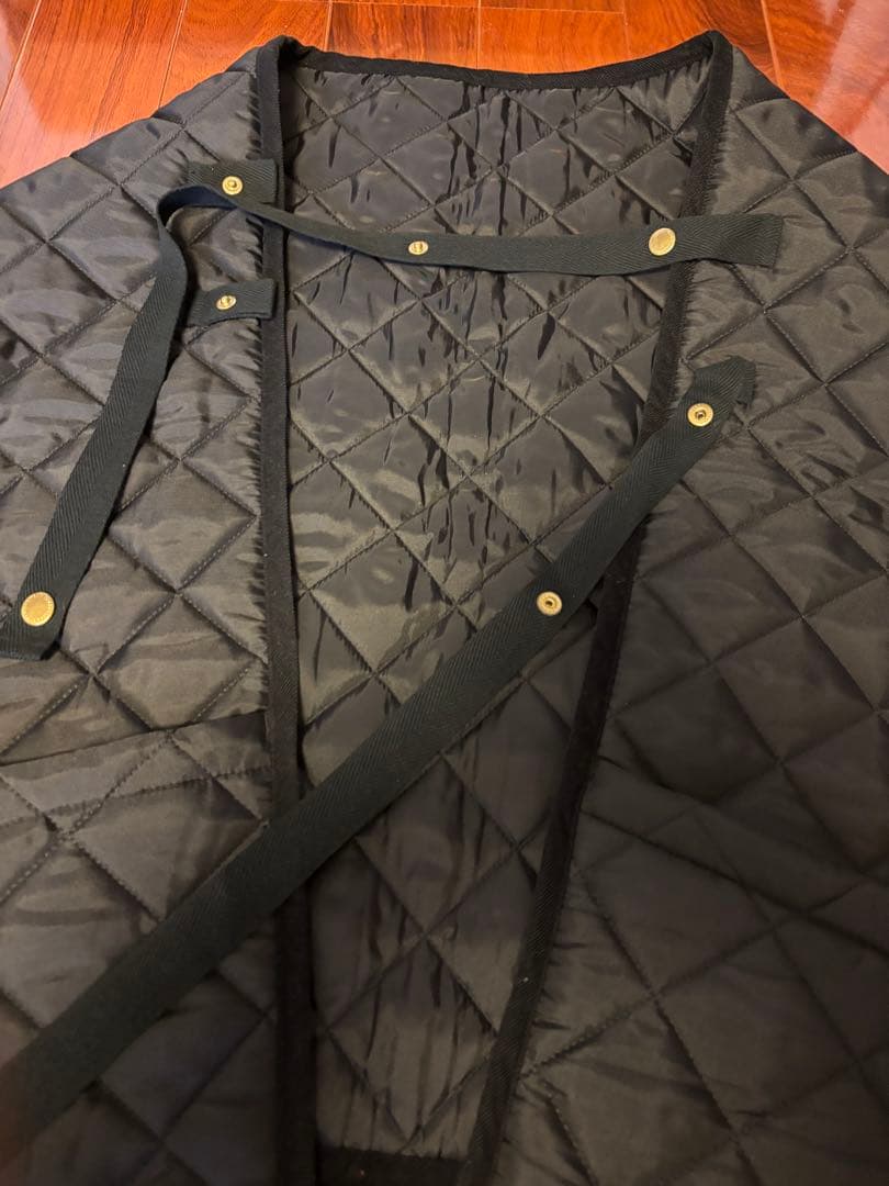 momo様　トラディショナルウェザーウェア　キルティングブランケット ポンチョ