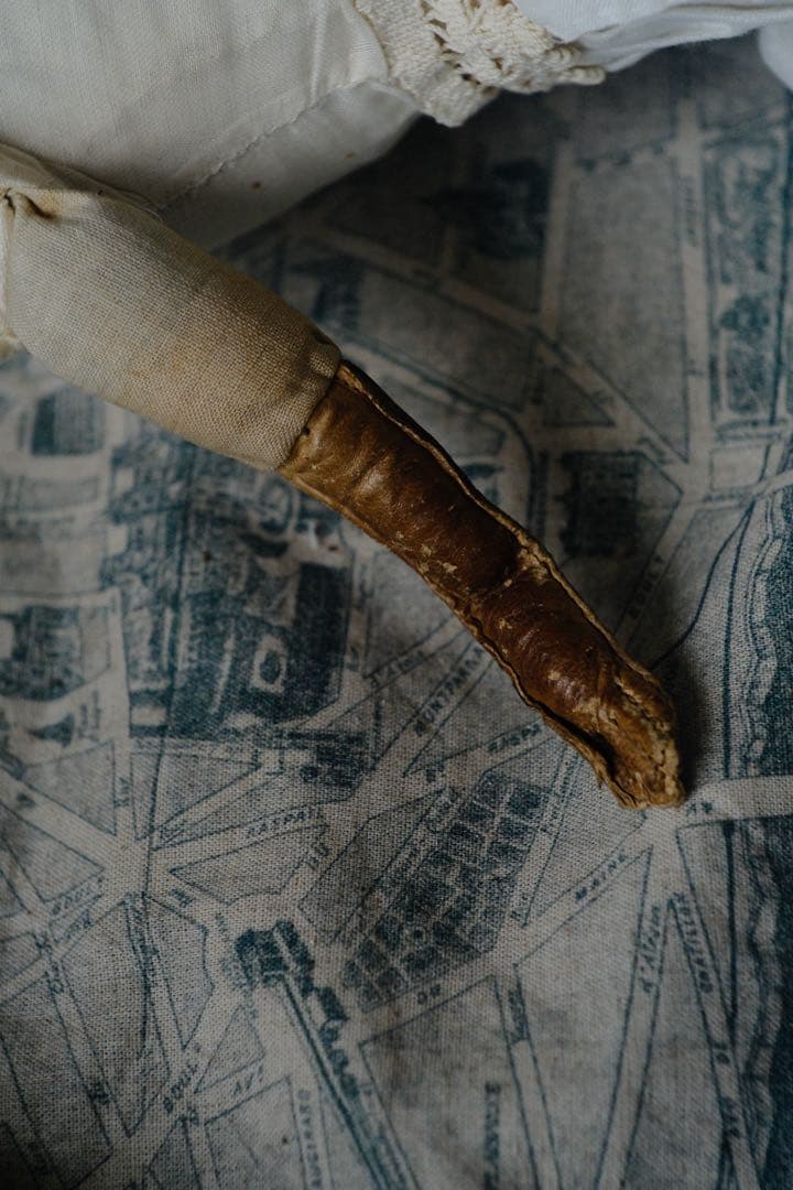 レア アンティーク チャイナヘッドドール ビスクドール ミニチュア 蚤の市