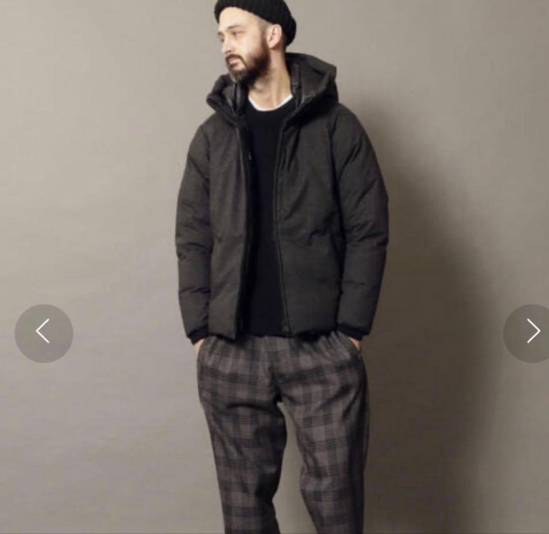 ビューティー＆ユース　ユナイテッドアローズ　 小松マテーレ　ダウン　グレー　美品