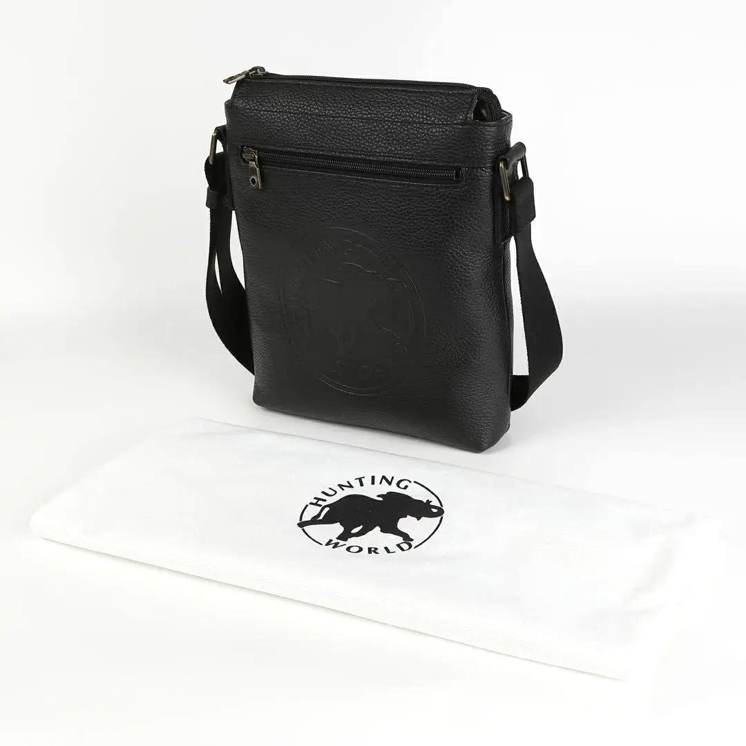 ハンティング ハンティングワールド ショルダーバッグ 肩掛け ブラック