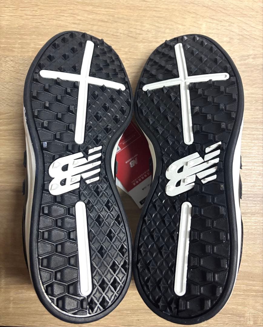 未使用 25.5cm 2E ニューバランスゴルフシューズUGC480PCブラック