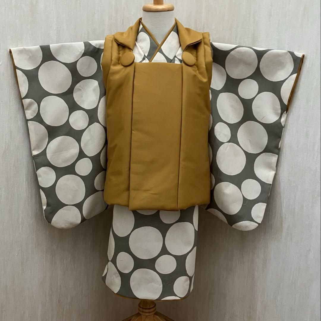 被布コート着物上下セット 七五三 3歳 男の子 ハンドメイド - メルカリ