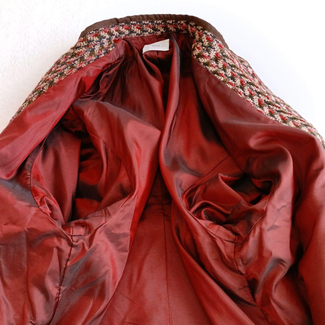 イエナラブークル パイピングコート ロングコート シルク - メルカリ