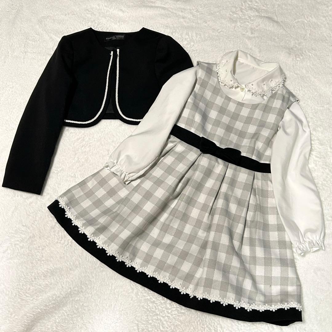 ヒロミチナカノ 女の子 フォーマル 120 卒園式入学式 3点セット