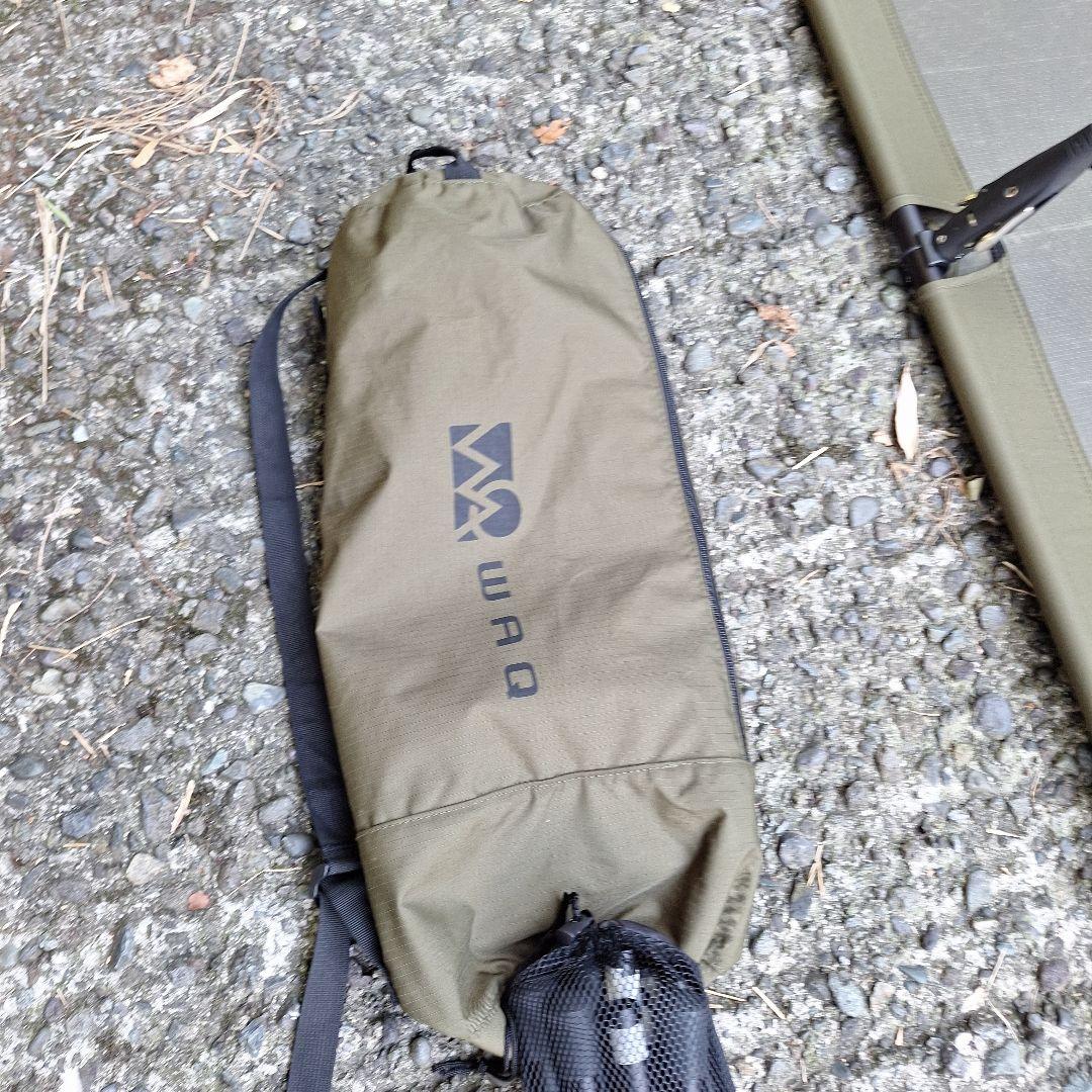 WAQ 折りたたみコット オリーブグリーン