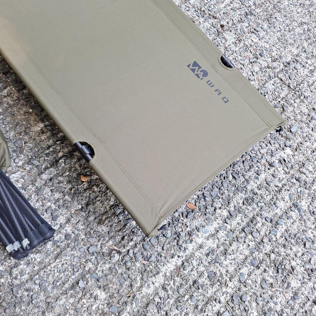 WAQ 折りたたみコット オリーブグリーン