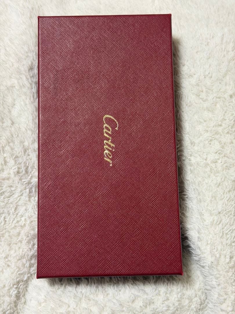 『なみあみ』カルティエ 長財布ファスナー付き レター　レ・マスト　レザー