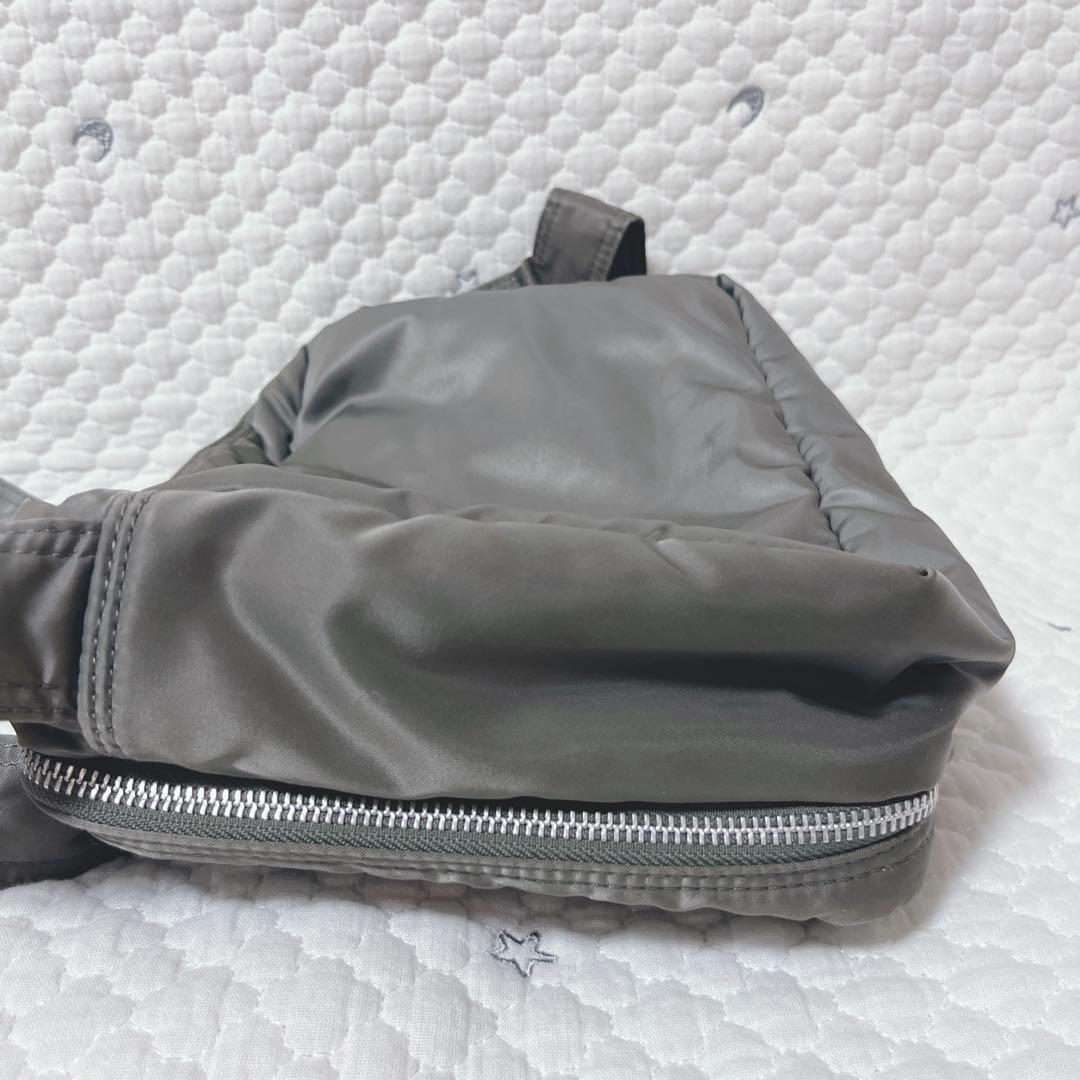 PORTER ポーター タンカー ショルダーバッグ 2層式 シルバーグレー