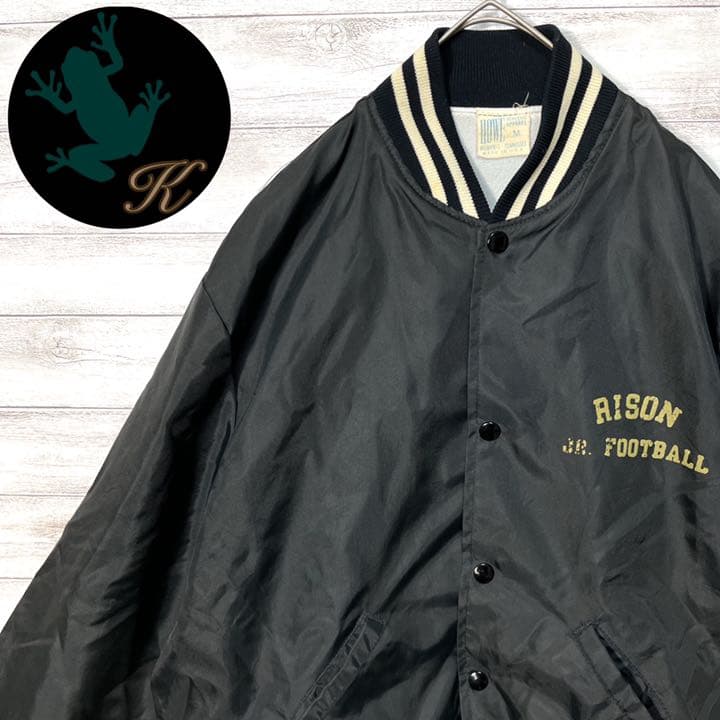 80s】 vintage HOWE USA製 ナイロン スタジャン ブラック - メルカリ