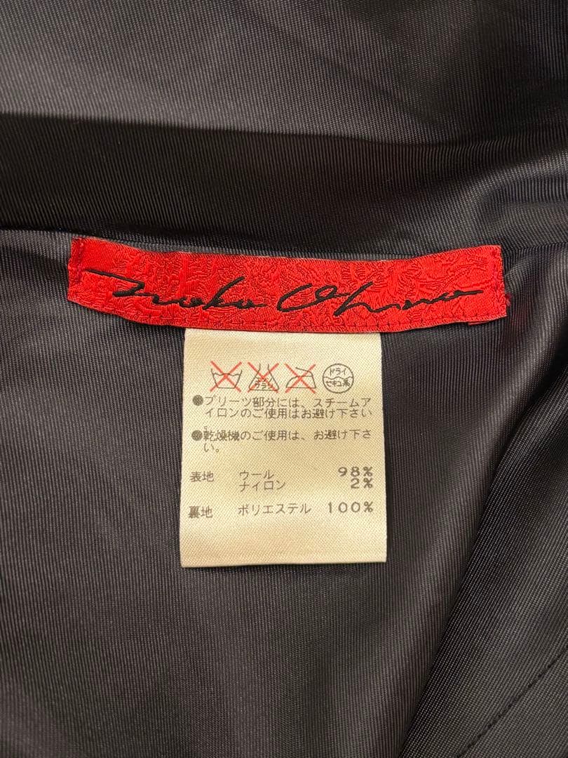 ♠️ NOKO OHNO ノコオーノ　ウールツイードトレンチコート　ロングコート