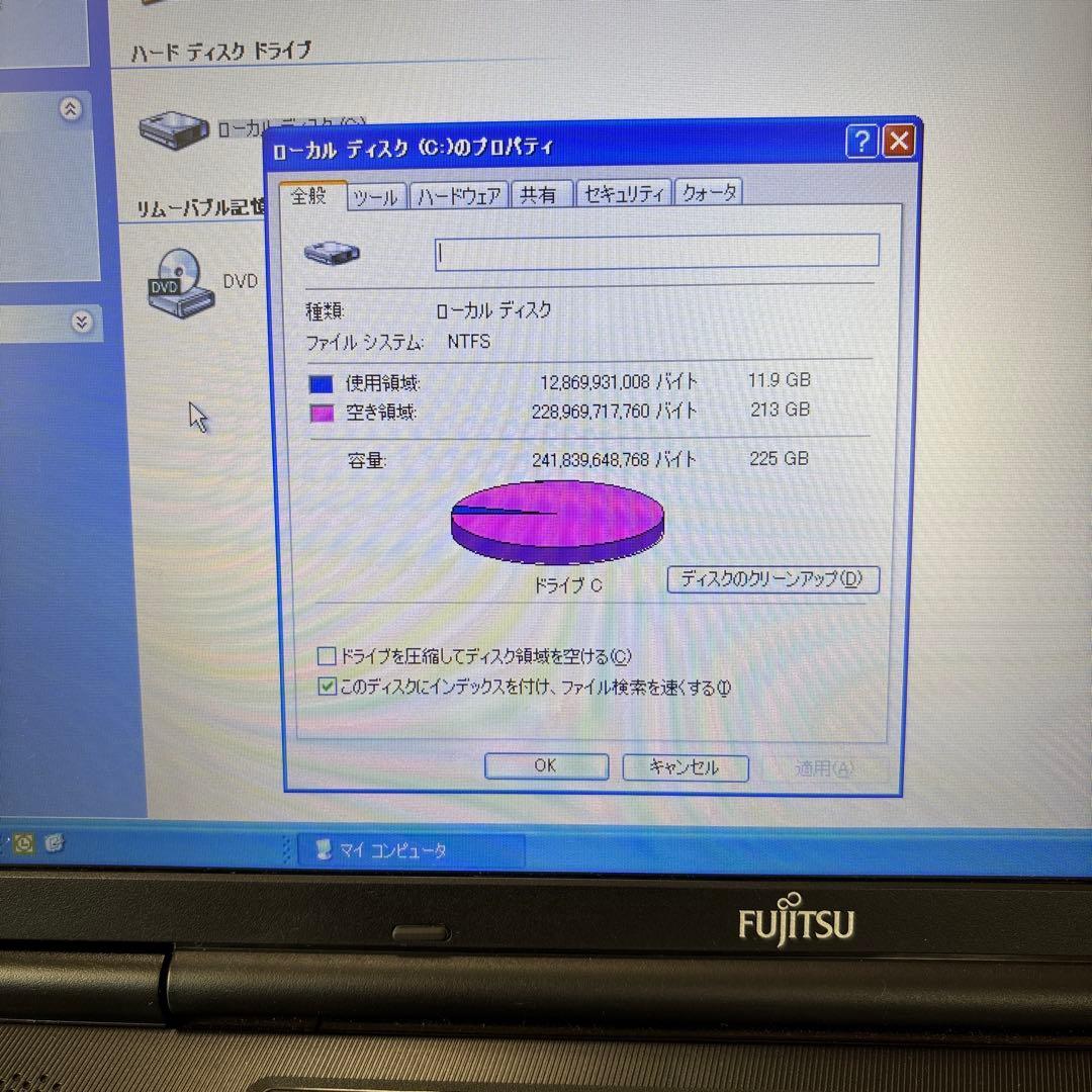 ノートパソコンWindows XP