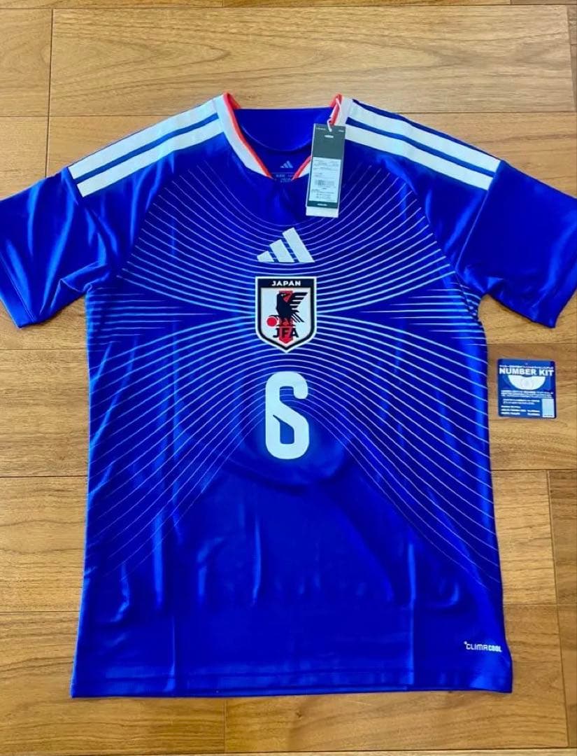 日本代表2026ユニフォーム 遠藤航 ６　adidasオフィシャルショップ購入