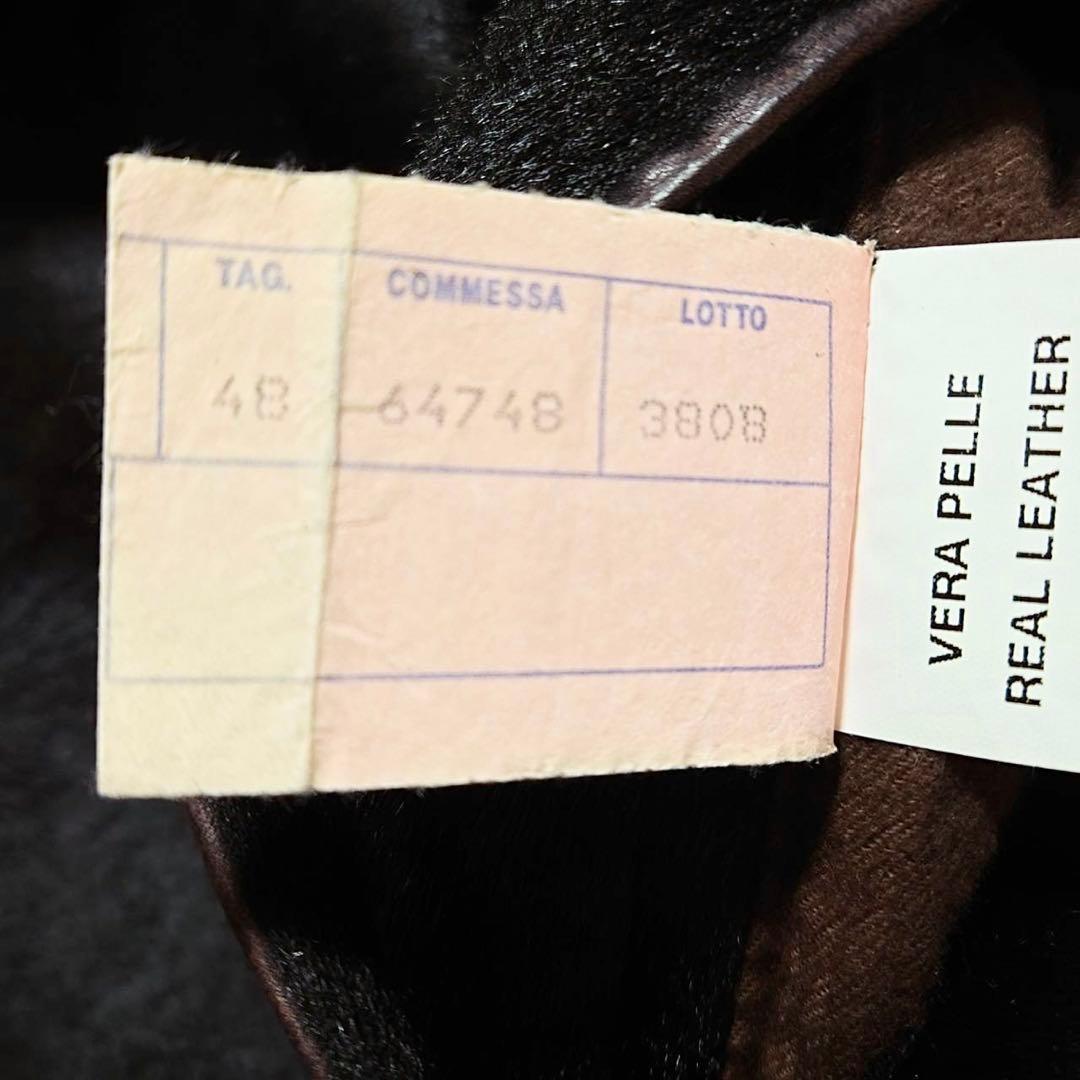 【本日最終超大特価‼︎】90S ドルチェ&ガッバーナ ハラコレザーチェスターコート