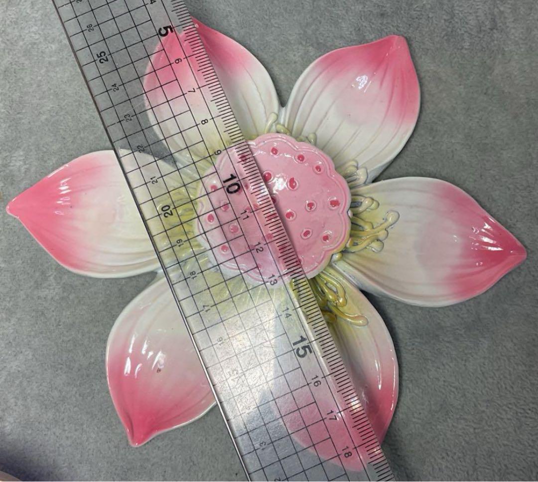 Z215-1半額特価着払いアイリスクォーツ虹入り水晶スフィア蓮花台座セットピンク