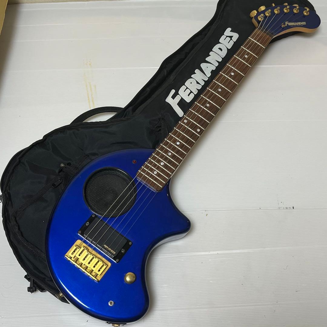 フェルナンデスZO-3C メタリックブルー アンプ付きギター