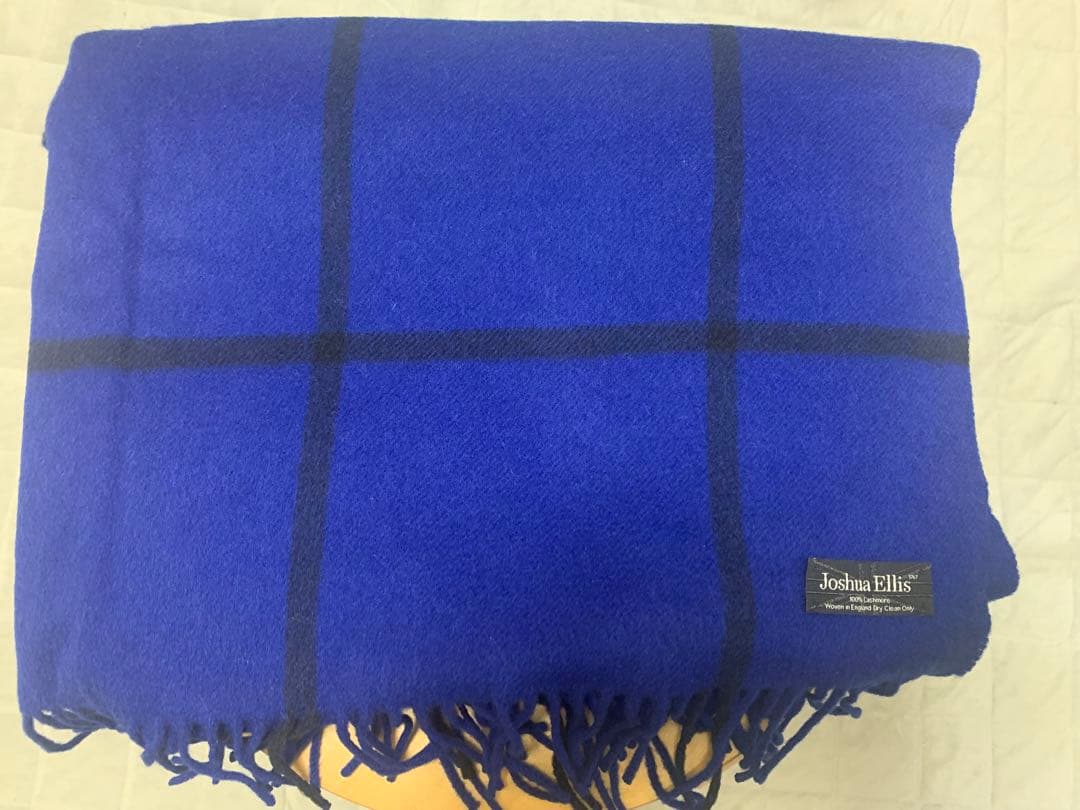 【値下げ】Joshua Ellisカシミア100%大判ストール