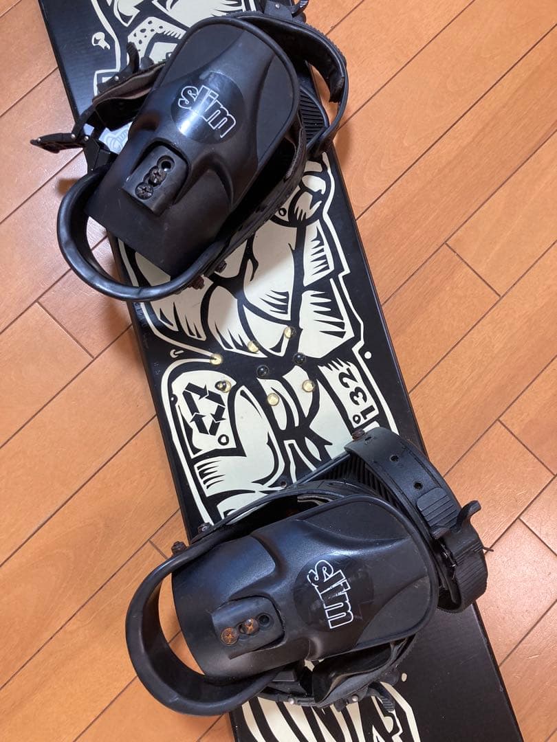 ロシニョール 132 スノーボード バインディング付きキッズ 子供 フランス製