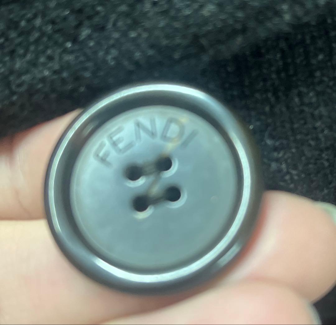 Fendi ブラックチェスターコート