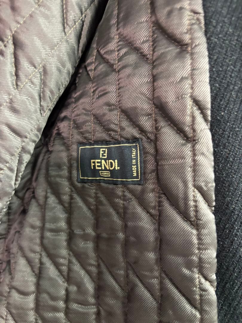 Fendi ブラックチェスターコート