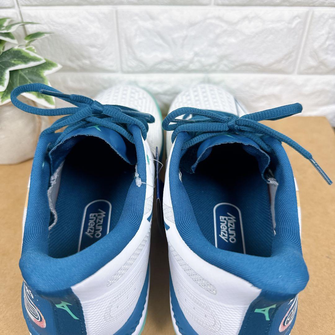箱付き　ミズノ　テニスシューズ　25.5㎝　ウェーブエクシード　軽量　即日発送