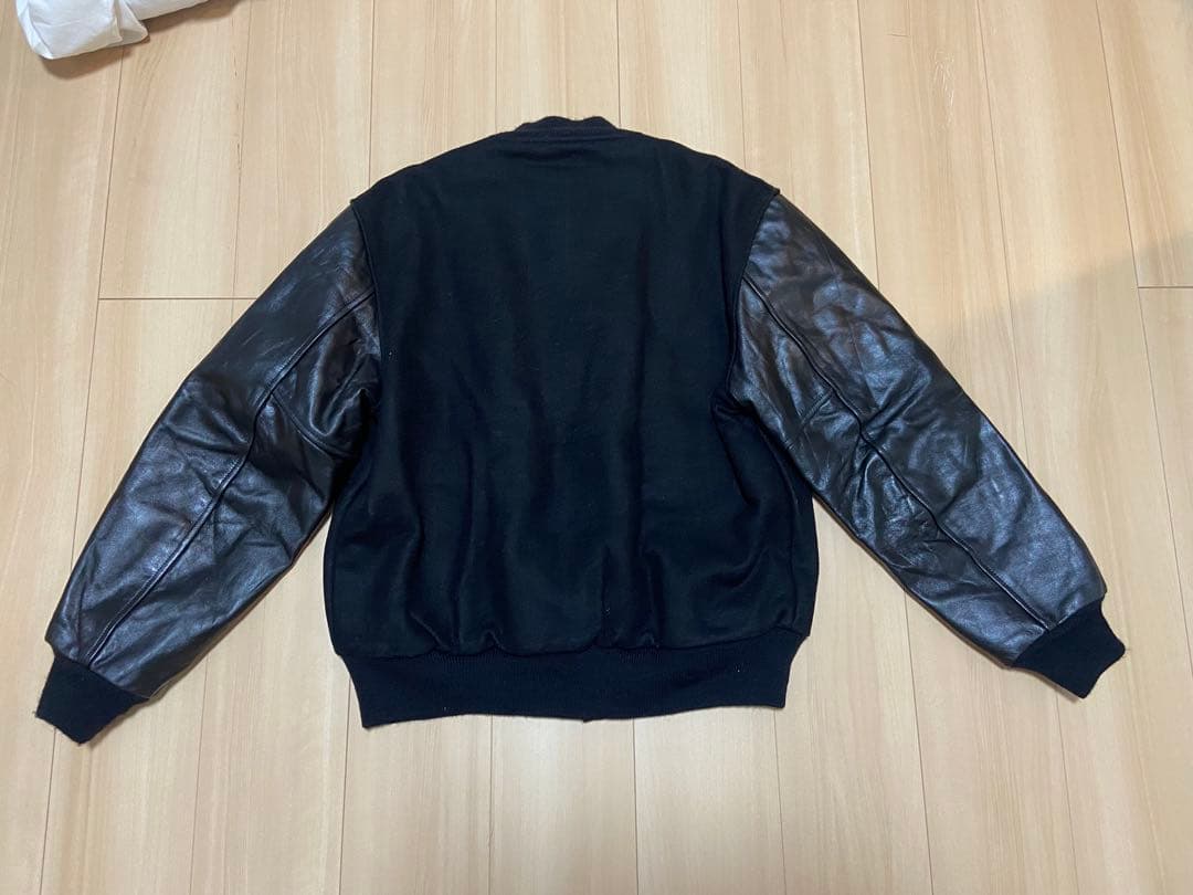 80s アメリカ製　Butwin スタジャン　オールブラック　サイズ44