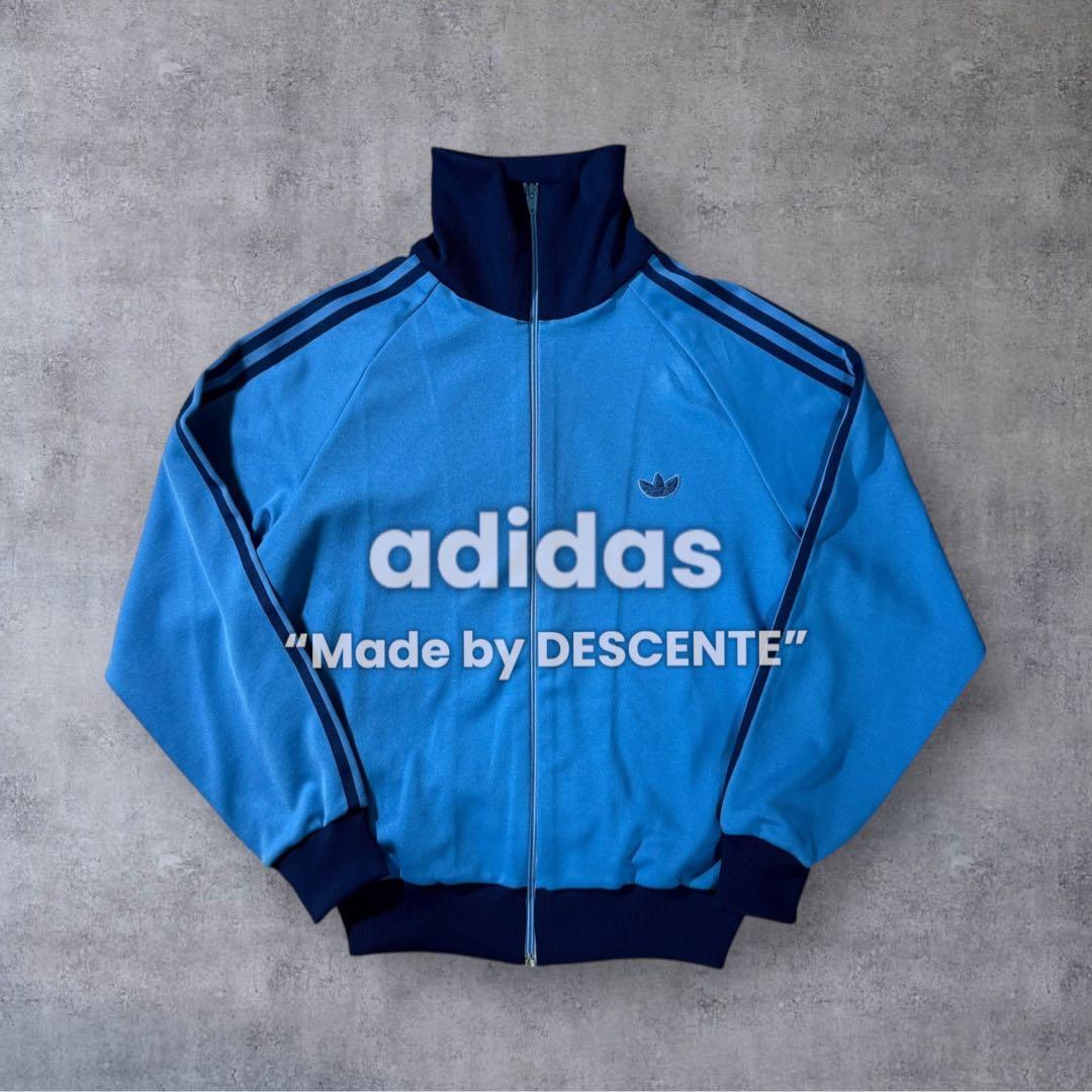 adidas アディダス トラックジャケット 80s 古着 3号 デサント - メルカリ