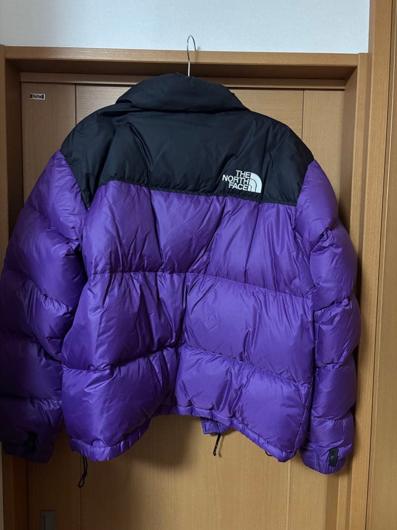 THE NORTH FACE ダウンジャケット XL パープル/ブラック