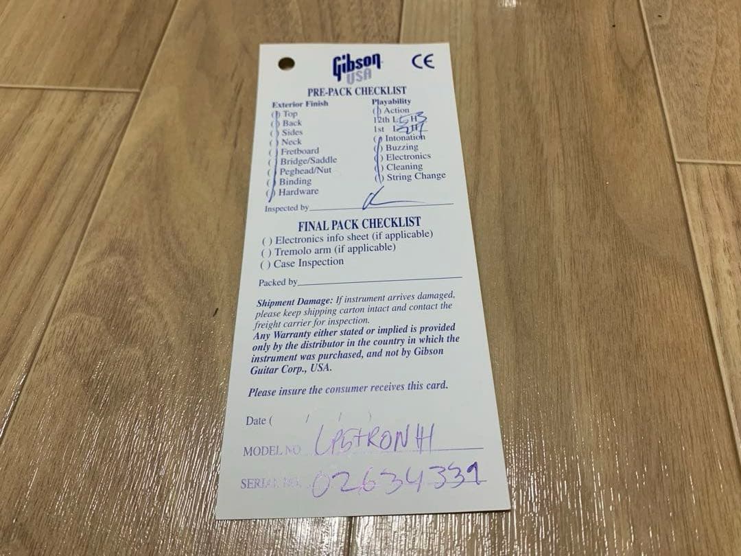 ぺ*た様 【‘04年製】Gibson Les Paul Standard 山野楽