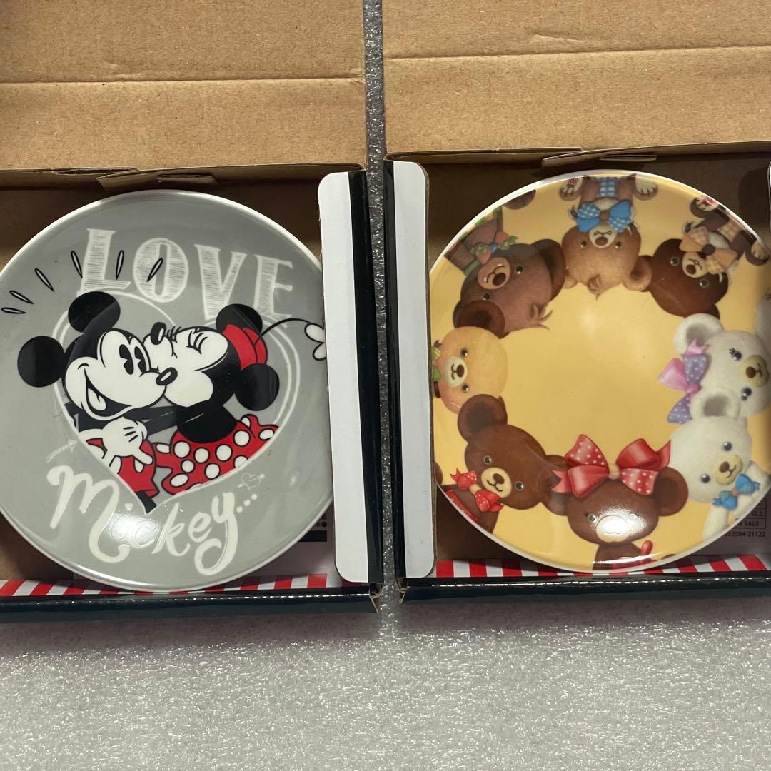 ディズニーストア 豆皿2種セット ミッキーミニー ユニベア - メルカリ