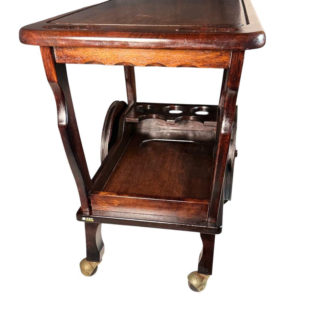 HR693 オールドカリモク 古いkarimoku ワインキャスター ワゴン