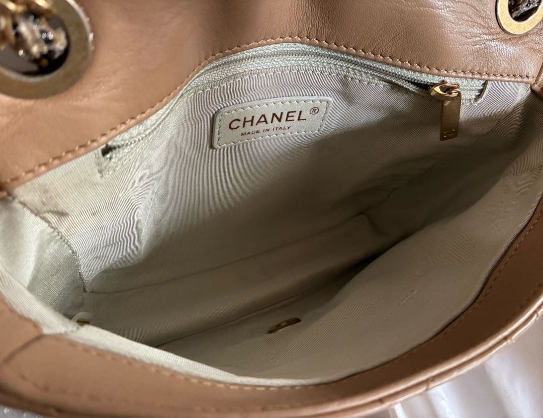 ちょこ 様♡CHANEL ツイード　マトラッセ　ラムスキン チェーンバッグ