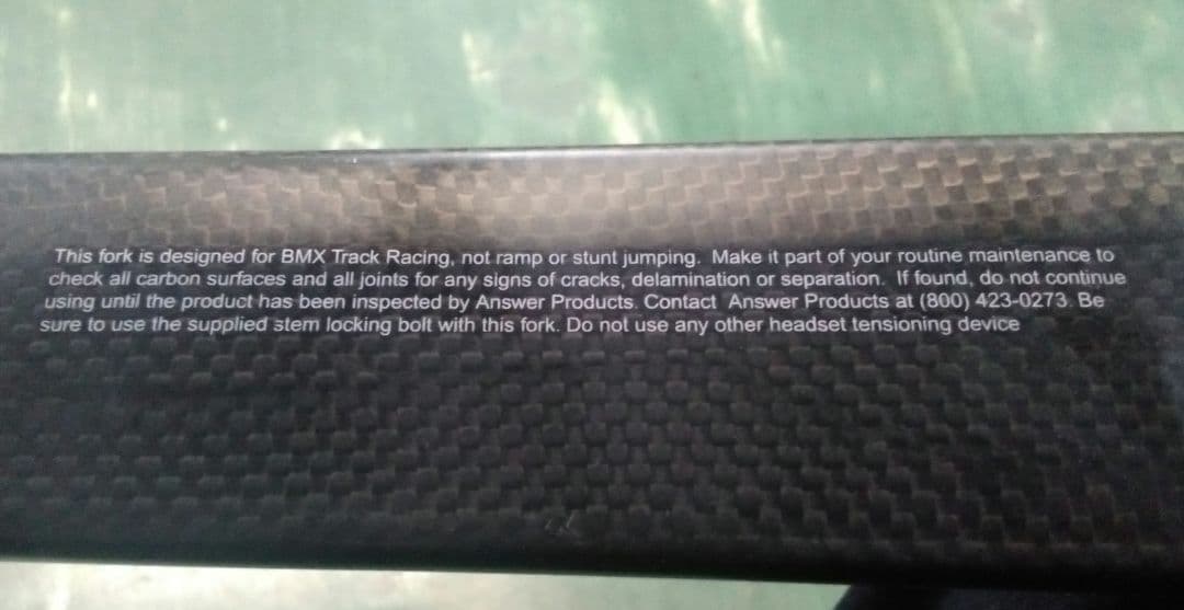 ANSWER SCYTHE PRO　フロントフォーク　Kestrel USA