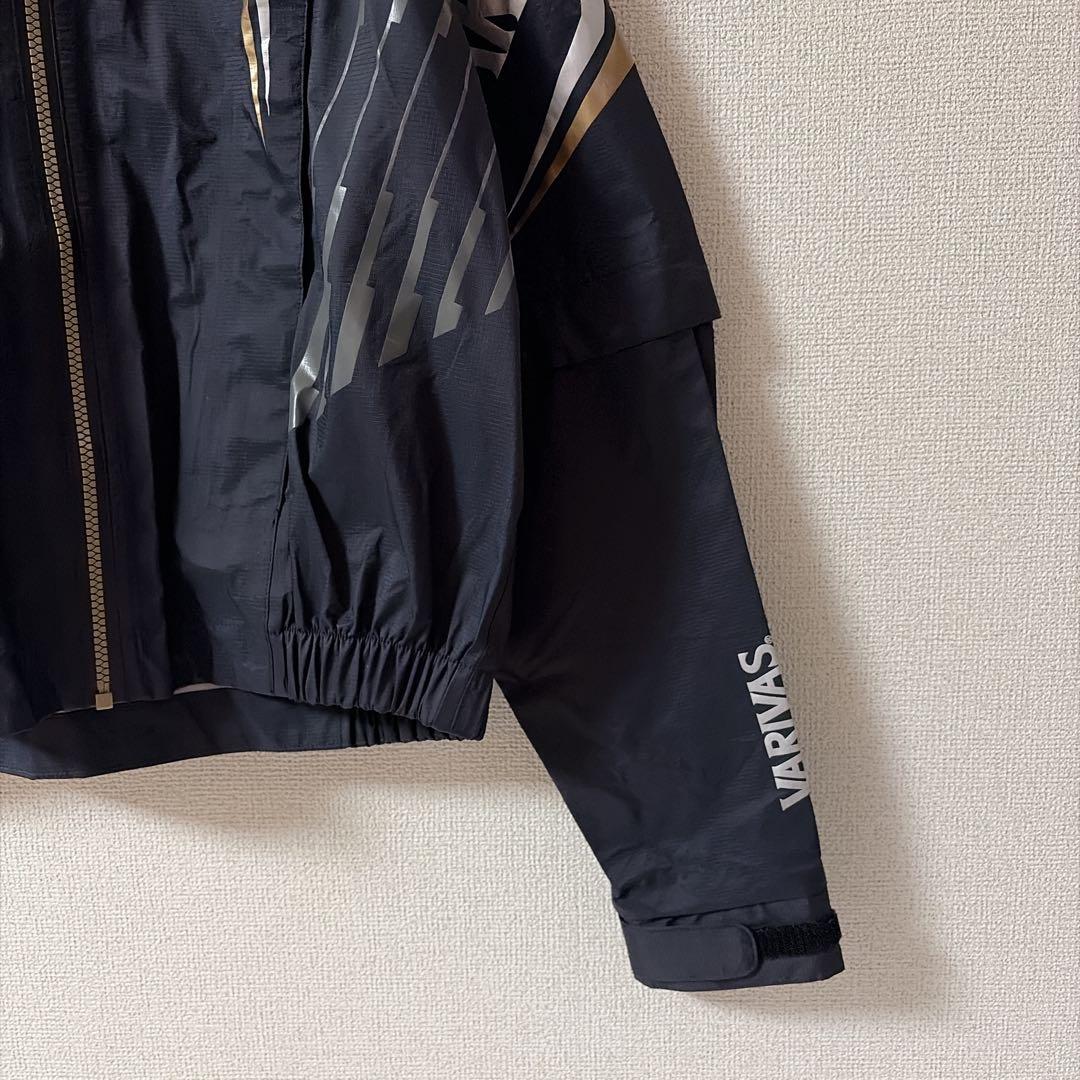 VARIVAS 】バリバス ドライアーマー フード付きレインウェア 釣具 黒M