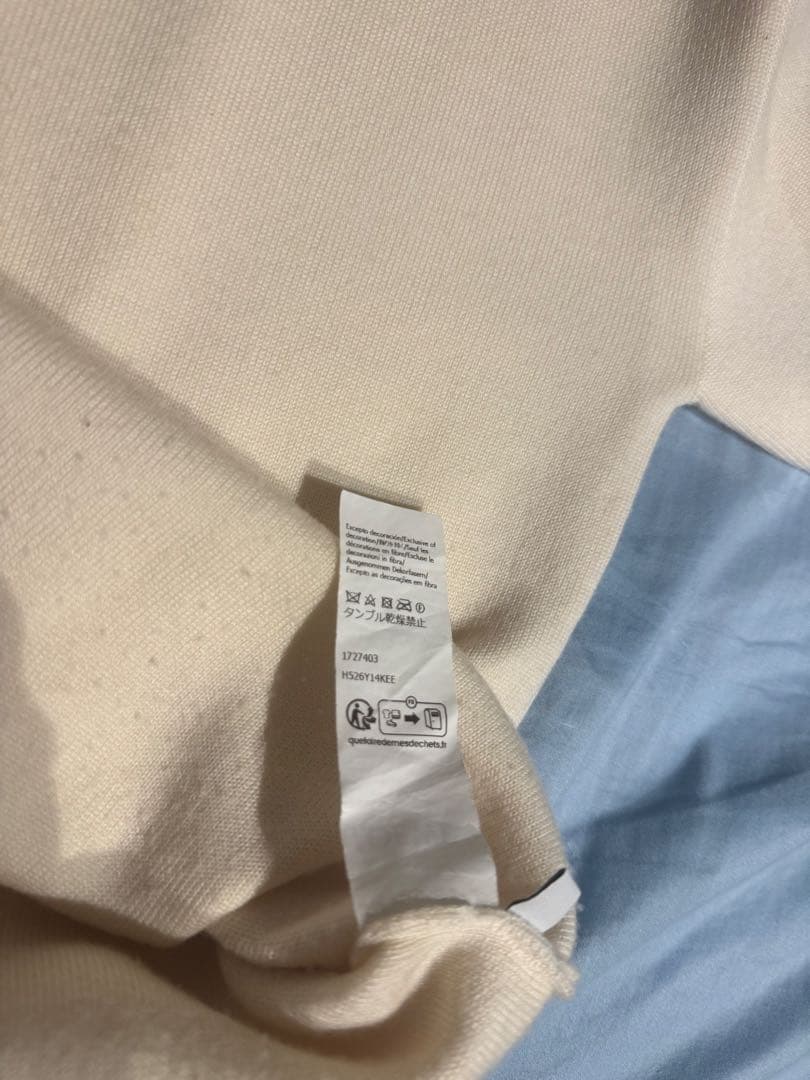 平野紫耀着用　LOEWE ロエベ エンボス アナグラムニット 白 XS