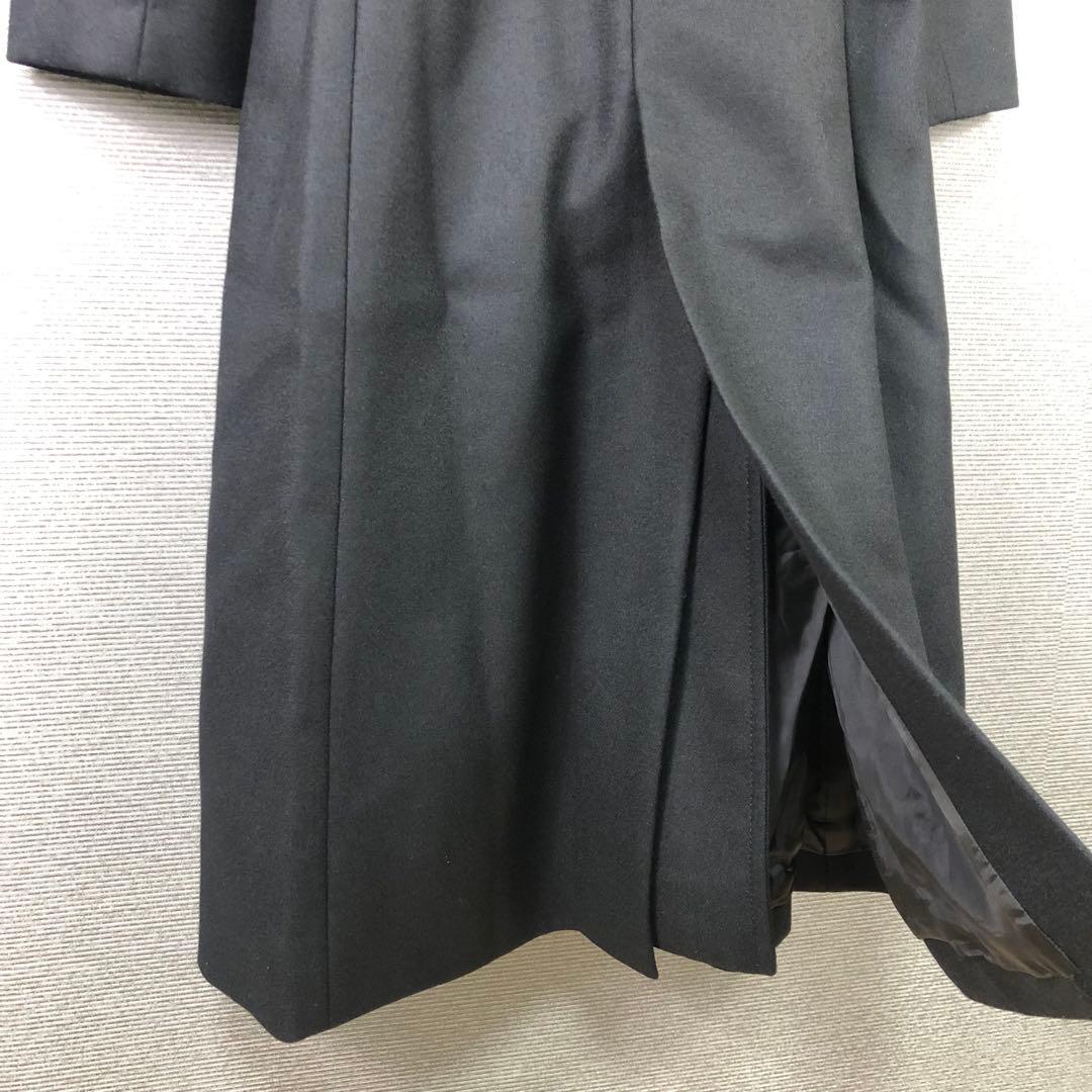 ANAYI サキソニーダブルクロストレンチコート 38 ブラック