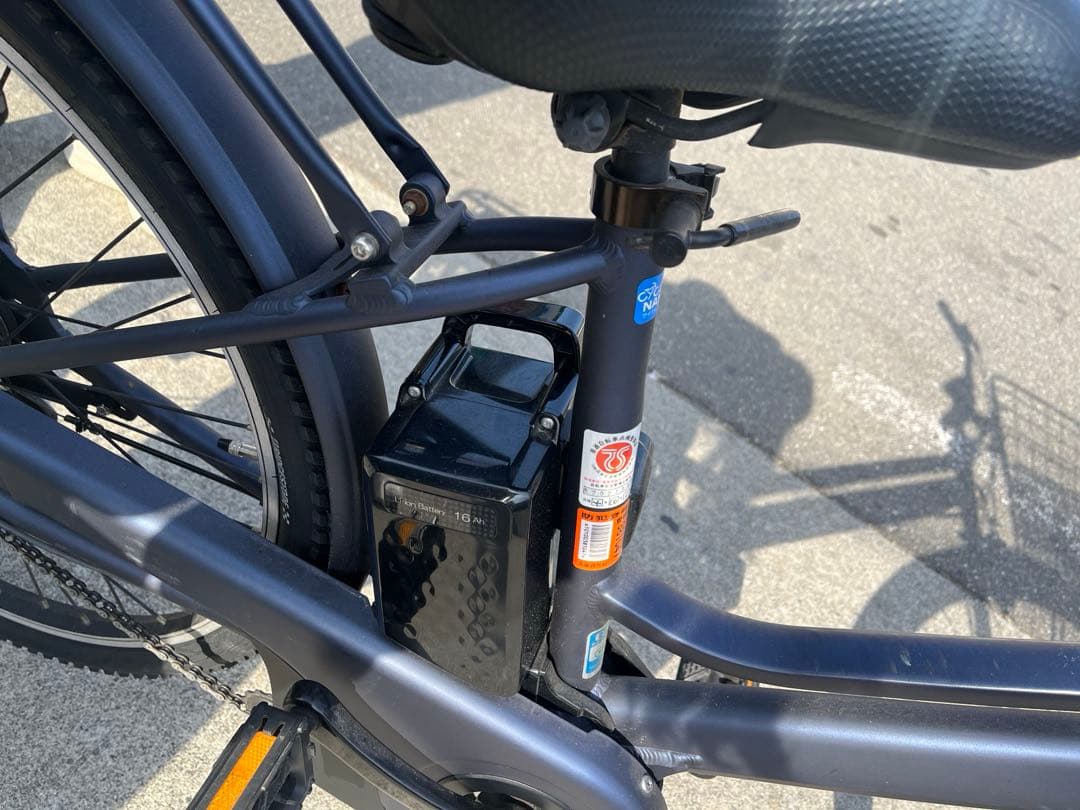 大阪市内　パナソニック　電動アシスト自転車　ネイビー　ティモ・S