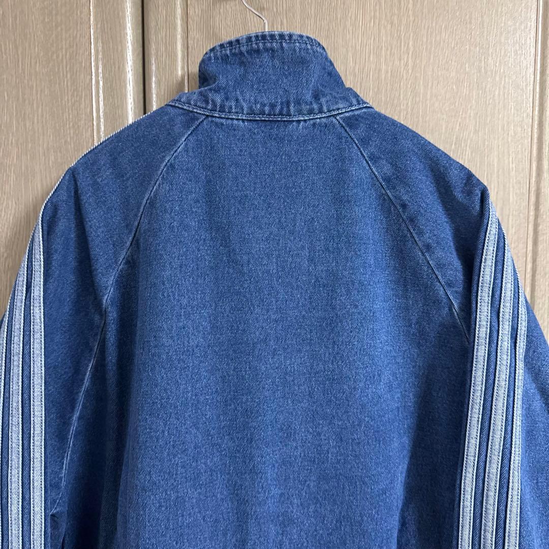 【新品！】adidas アディカラー ファーストブルー デニムトラックトップ/M