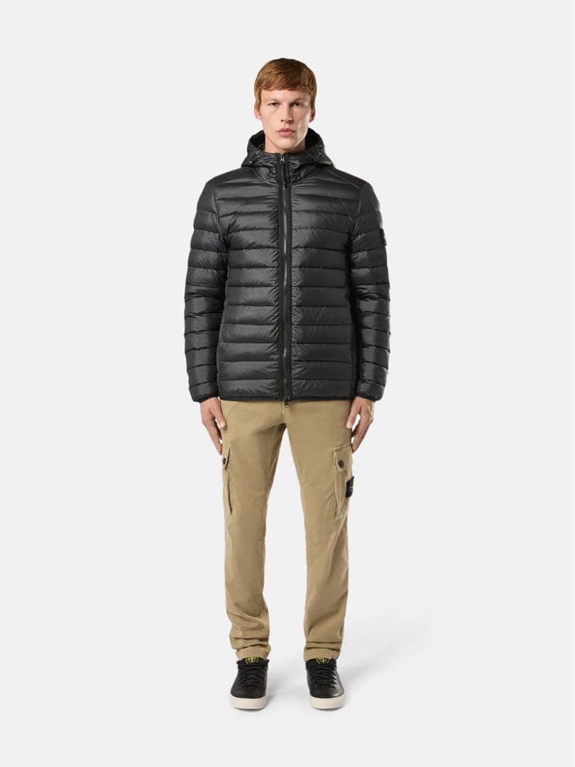 STONE  ブラック ダウンジャケット、サイズS