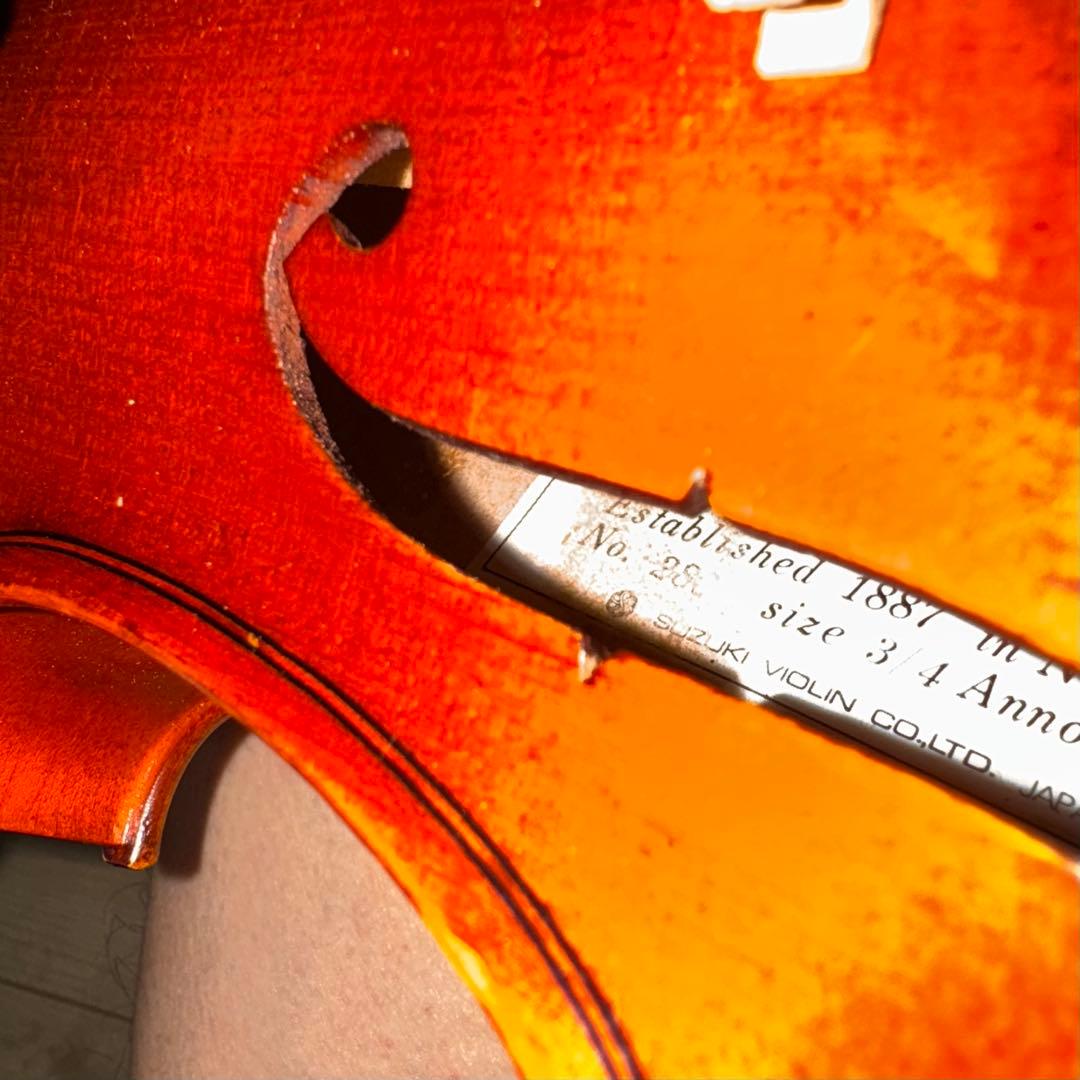 SUZUKI スズキ バイオリン 3/4 No.280 新品弓付属