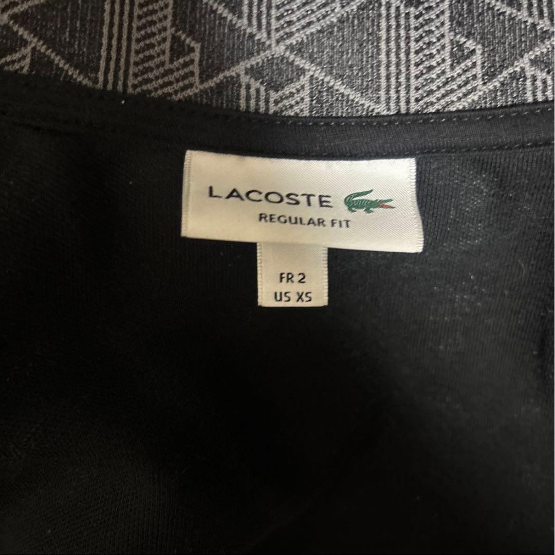こせ 12/16日まで LACOSTE トラックジャケット XS ブラック