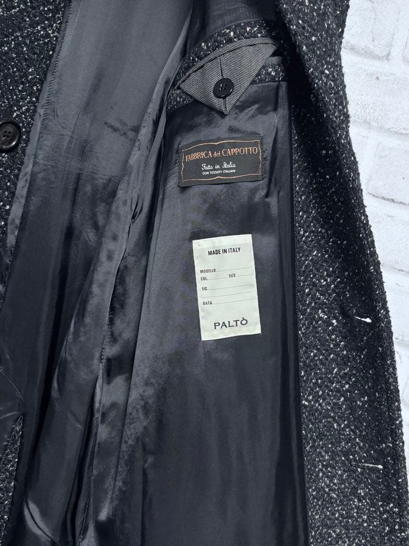 【最終価格】定価12万 Paltò BARTOLOMEO ベルテッドコート 46