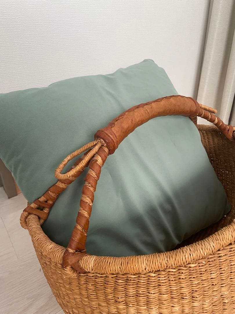 希少　ヨーロッパ経由　特大サイズ　ブルキナファソバスケット　ヴィンテージ