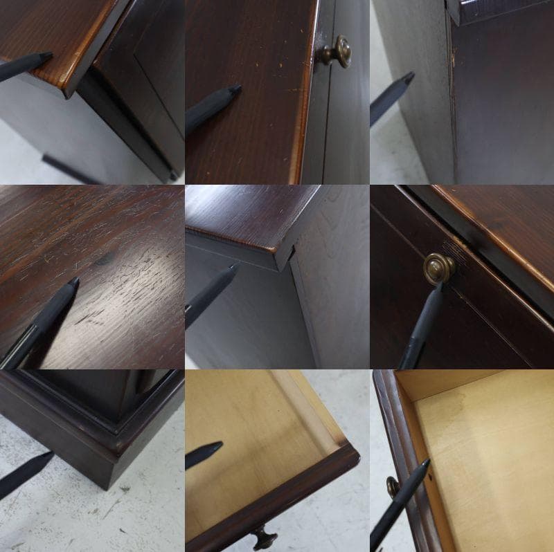 飛騨産業 キツツキ フロンティア ライティングデスク 英国アンティーク調