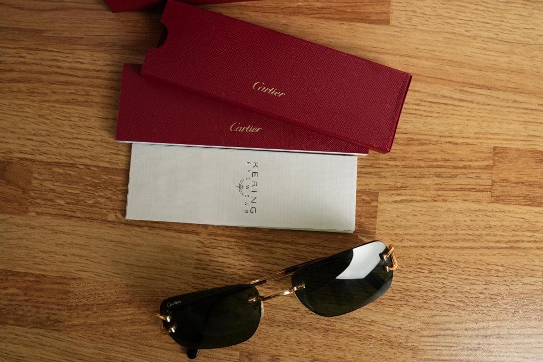 Cartier CT0330S 002 サングラス 使用感少々美品