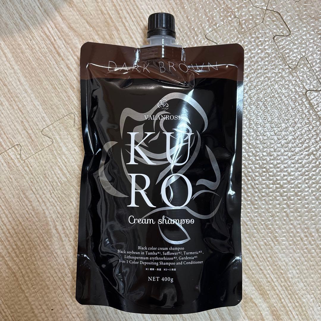 バランローズ　KURO クリームシャンプー　DARK BROWN