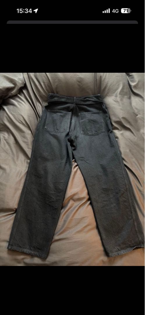 最終値下げcomoli 25ss デニムセットアップ　サイズ3