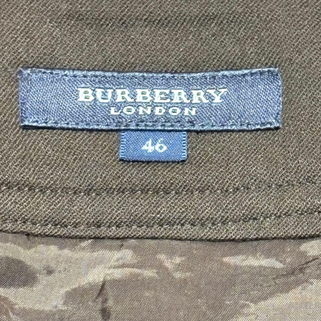 【大きいサイズ】バーバリーロンドン⭐️膝丈スカート⭐️ウール⭐️ノバチェック⭐️46